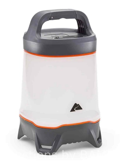 Ozark Trail 500 Lumen Lantern - Versatile LED Camping Light, Durable, 42-Hour Runtime, Gray & Ora...