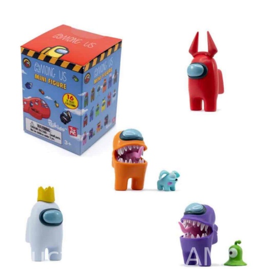Among Us 2in Mini Figures Collectible Surprise Blind Box Crewmate and Impostors with Accessories