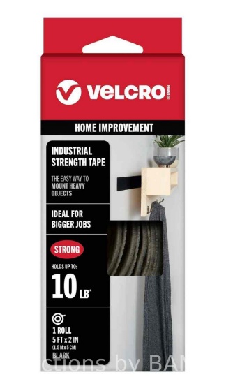 VELCRO Brand Industrial Strength, Indoor & Outdoor Use, Superior Holding Power on Smooth Surfaces...