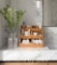 Seville Bamboo Stackable Bin Organizer 4-piece
