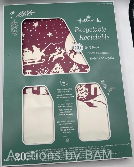 Hallmark Recyclable 20 Assorted Gift Bags