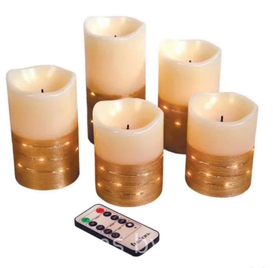 Fusion 5 Piece Fairy Light LED Candles Set