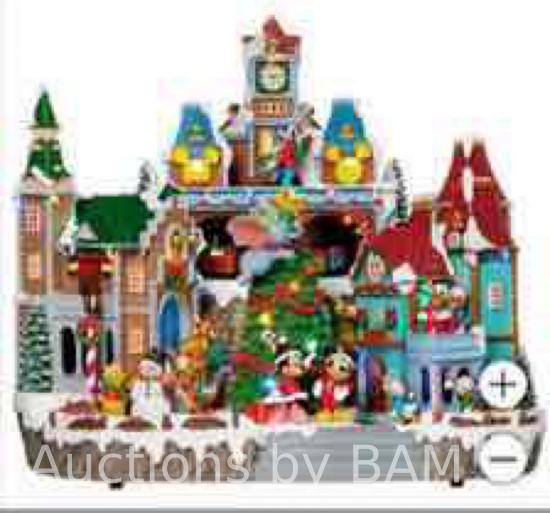 Disney Animated Holiday Villagewith Lights and Music
