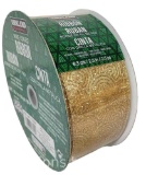Kirkland Signature 2.5 in Wired Edge Gold Ribbon