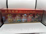 Five Gods of Wealth 16.99 cm (6.69 in.)