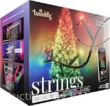 Twinkly Strings 600 LED RGB, Including White, LED Light String, Smart Multicolor LED Lights,