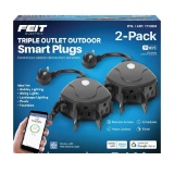Feit Electric Triple Outlet Smart Outdoor Plugs 2-Pack