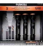 Duracell 1200LM Hybrid LED Flashlight 3-Pack
