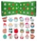 Squishmallows 24 Micromallows Holiday Advent Calendar