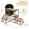 Cat House-Cat Tree for Large Cat Indoor,Suitable for Multiple Cats, Multi-Level Cat Furniture, Cute