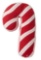 Red, White and Pink Fabric Candy Cane Decorative Throw Pillow, 17 in, by Holiday Time