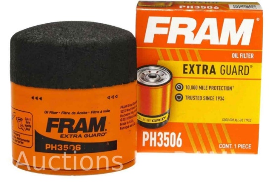 FRAM Extra Guard Filter, PH3506, 10K mile Filter for Select Buick, Cadillac, Chevrolet, GMC, Isuzu
