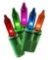 Pack of 3 100-Count Multi-Color Incandescent Mini Christmas String Lights, 21, Holiday Time