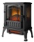 Mainstays New 2-Setting 3D Electric Stove Heater with Life-like Flame, Black
