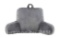 Mainstays Faux Fur Plush Bedrest Pillow, Specialty Size, Gray