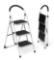 MaxKare Step Ladder 3 Step, Folding & Lightweight Step Stool for Home, with Large Antil -slip Pedal