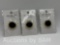Belagio Rhinestone Gold Button with Black Center, 3 Pieces Sewing Fasteners