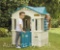 Little Tikes Cape Cottage Pretend Playhouse with Working Door, Toddlers Ages 2+, Blue