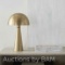 Nourison 16 Gold Mushroom Accent Table Lamp, Modern, Mid-Century, Retro, Transitional for Bedroom