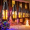 DAYBETTER Solar Outdoor String Lights, 23ft Waterproof Christmas Flame Lights, for Pitao (Yellow)