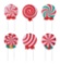 6 Pieces Outdoor Double Sided Lawn Decorations Christmas Large Candy Yard Decorations Plastic