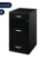 Space Solutions 3 Drawer Letter Width Vertical File Cabinet with Pencil Drawer, Black