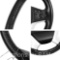 Black Genuine Leather Steering Wheel Cover Wrap Sew-on Kit for Car