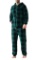 Previn Mens Hooded Onesie Pajamas Long Pants Sleepwear Full Zipper One Piece Pjs Thermal Zip Up J...