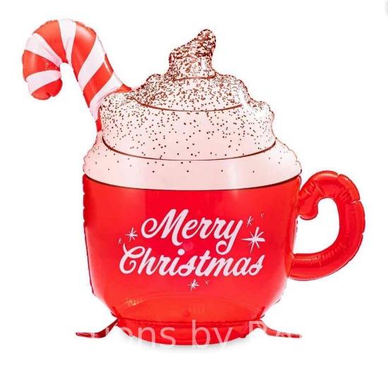 Holiday Time Inflatable Christmas Cup, 2.25ft Tall