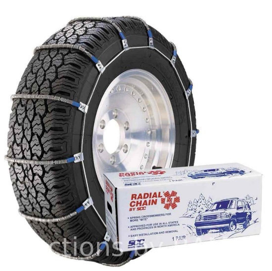 Security Chain TC2212MM Steel Winter Radial Light Truck Chains (2 Pack)