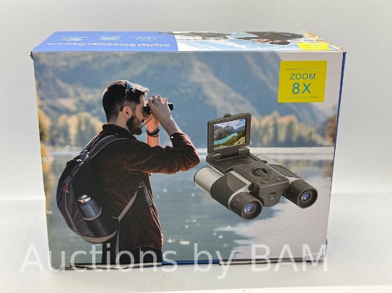 Abewoo 10x25 Binoculars for Adults Kids Digital Binoculars with Camera 8X Digital Zoom Telescope
