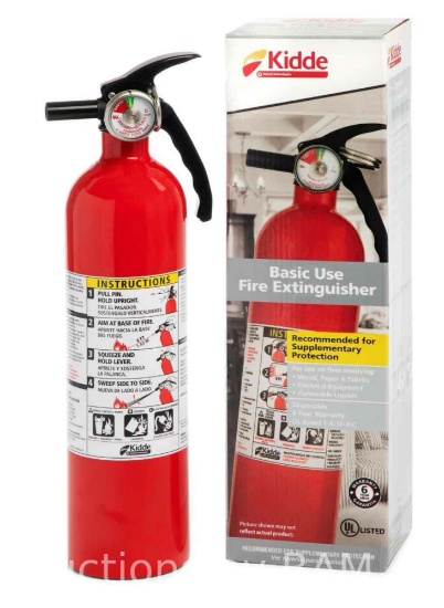Kidde Multipurpose Home Fire Extinguisher, UL Rated 1-A:10-B:C, Model KD82-110ABC