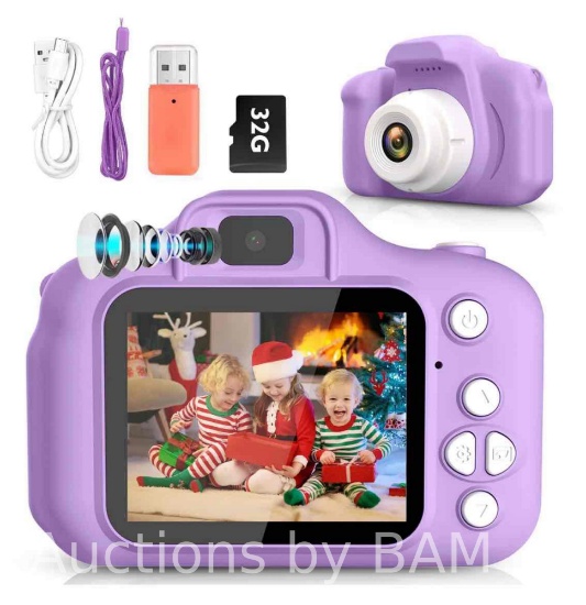 Sanmadrola Kids Camera Selfie Camera for Kids Christmas Birthday Festival Gifts for Girls Age 3-9...