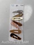 Time and Tru Womens Hair Clip Set, 10-Pack, Jewel