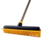 Eyliden Broom Push Broom with Long Handle Deck Scrub Brush