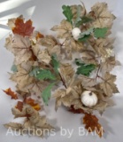 Fall Pumpkin Vine with leaves