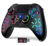 Wireless Controller for Playstation 5, RGB Lights Compatible with PS5/Playstation 4/Slim/Pro and ...