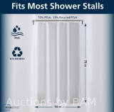 Mainstays Medium Weight PEVA Shower Liner 54 x 78 For Bathroom Stall - Frosty