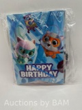 Super Kitties Party Decoration, Cartoon Hero Cat Birthday Party Supplies Include Happy Birthday