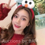 SunShiLing Sesame Street Cartoon Cute Headband New Plush Big Eyes Headband Womens Face Wash Headb...