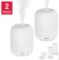 Pure Enrichment Hume Top Fill Humidifier Set Bundle, 2-pack