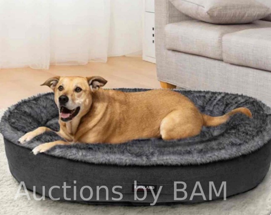 Kirkland Signature 46 x 32 inches Oval Cuddler Pet Bed