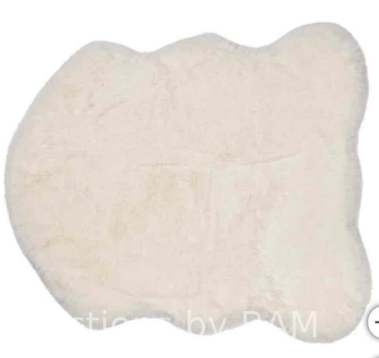Brentwood Originals Faux Fur Memory Foam Pet Mat 35 x 40 inches
