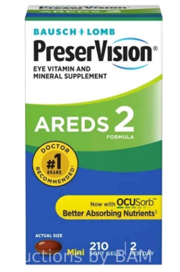 PreserVision AREDS 2 Formula, 210 Soft Gels