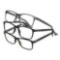 Design Optics by Foster Grant Cole Full Rim Rectangular Reading Glasses +1.50 , 3-pack