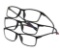Design Optics by Foster Grant Dax Plastic Rectangle Reading Glasses +2.50
