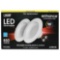 Feit 75W Replacement Dimmable LED Light 6 Inch Retrofit 2 Pack