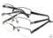 Design Optics by Foster Grant Lyden Semi-Rimless Rectangular Reading Glasses +2.00, 3-pack