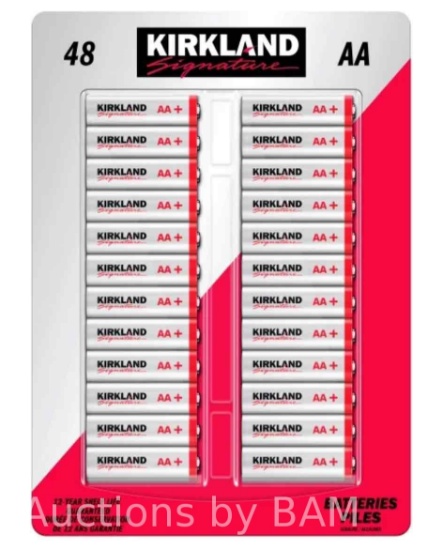 Kirkland Signature Alkaline AA Batteries 48-count