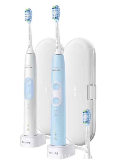 Philips Sonicare Optimal Clean Rechargeable Electric Toothbrush, 2-pack